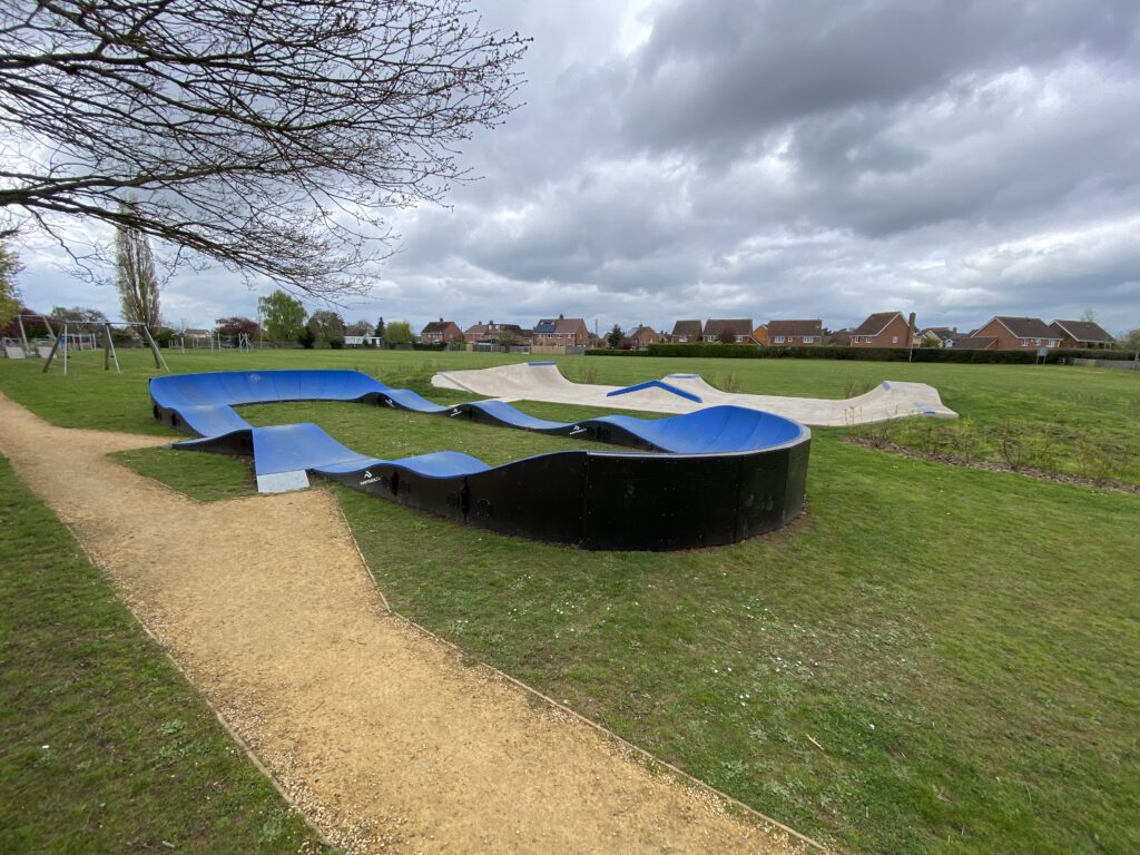 picture of Salford Priors Pump Track on a grass surface